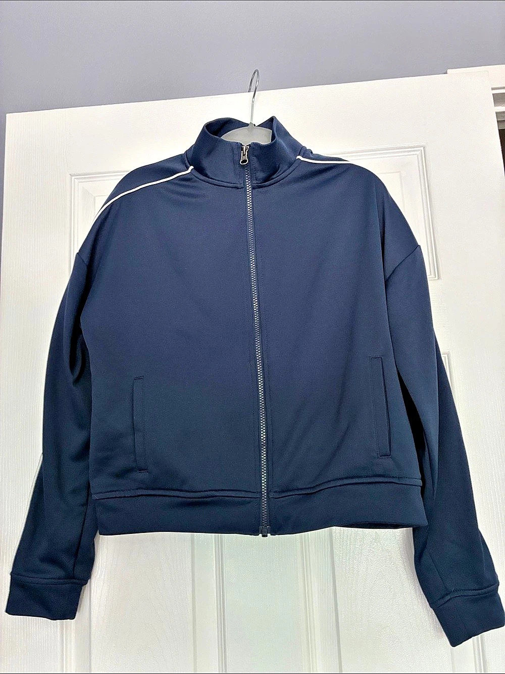 Abound Women's Zip-Up Track Jacket Blue Small Like New
